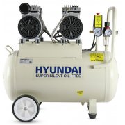 Hyundai HY27550 11CFM, 1500w 2HP, 50 Litre Oil Free Low Noise Electric Air Compressor